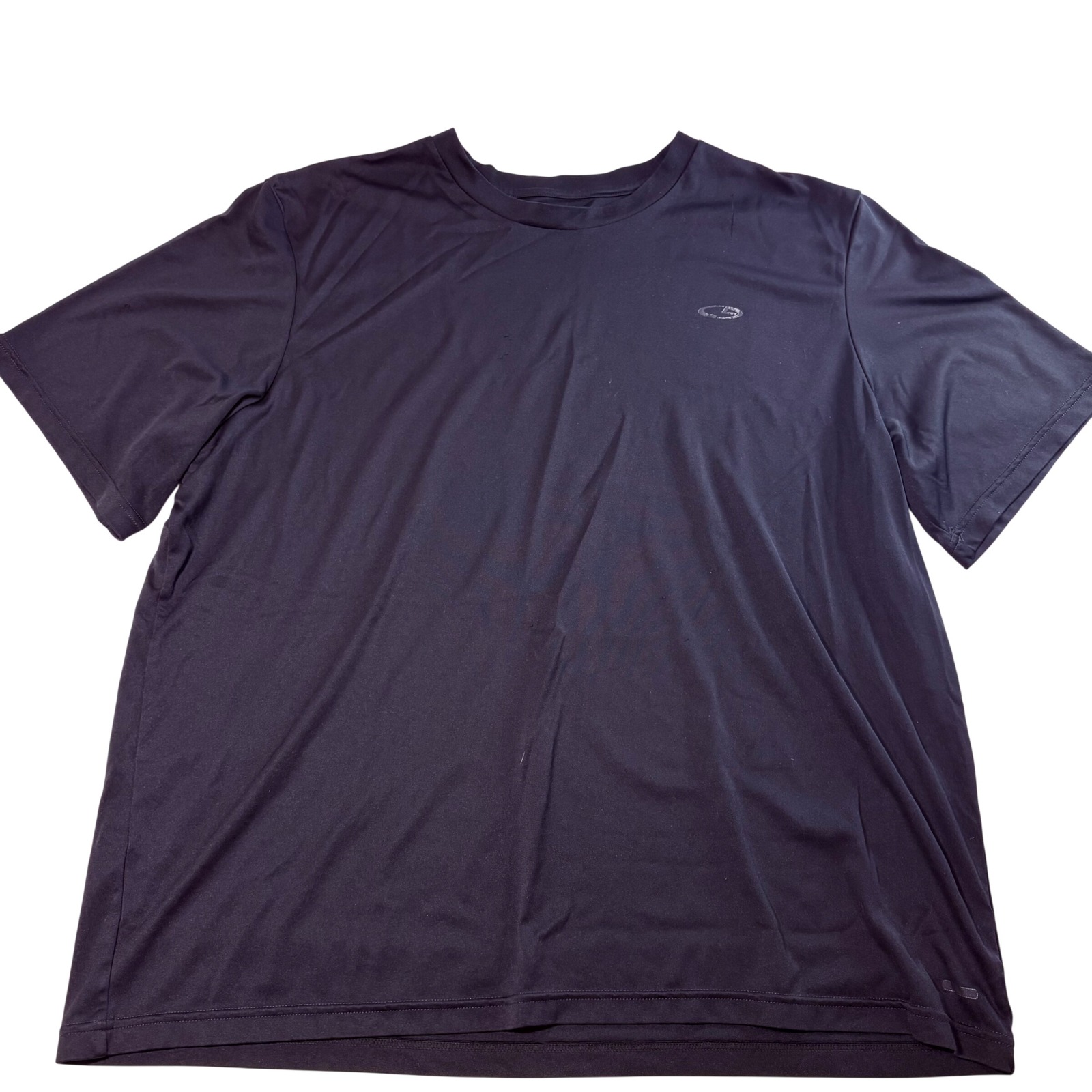 Champion Duo Dry Mens Xxl Black Short Sleeve Performance Workout Tee T9630-Awz